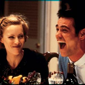 Still of Jim Carrey and Leslie Mann in The Cable Guy 1996