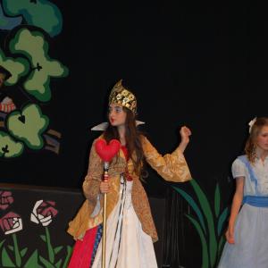 Tiffany Martin as the Red Queen in Alice in Wonderland