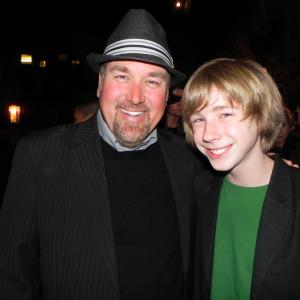 Richard Karn and Joey Luthman at the premiere of 