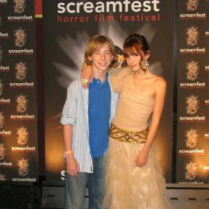 Bella Thorne and Joey Luthman at Scream Fest 2009 and the Premier of their movie Forget Me Not