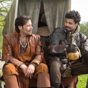 Still of James Callis, Luke Pasqualino and Howard Charles in The Musketeers (2014)