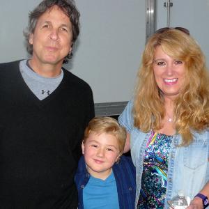 Zach and Mom with Director, Peter Farrelly.