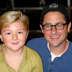 Zachary Alexander Rice with Director JJ Abrams