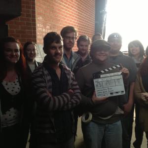 Hotwire Production Team with a slate dedicated to Slates for Sarah