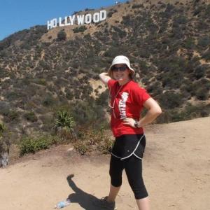 Carly at the Hollywood Sign
