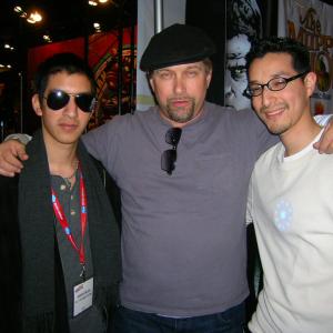 Giancarlo Orellana Stephen Baldwin and Cesar G Orellana at the New York Comic Con 2009