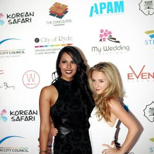 Kassim with KarliRae Grogan at the Sydney Intercultural Film Festival 2013