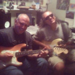 Me and my cousin Ed jamming out!