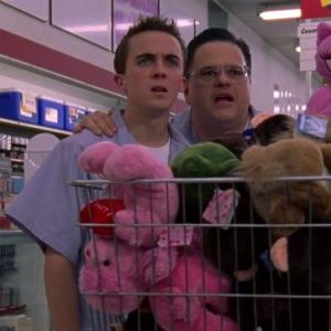 Still of Frankie Muniz and David Anthony Higgins in Malcolm in the Middle 2000