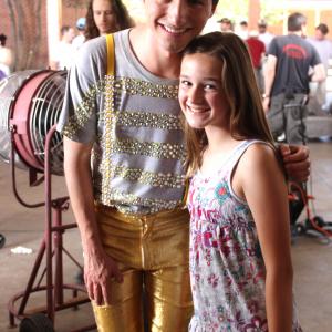 Lucas Cruikshank Fred Figglehorn On the set of Camp Fred movie Nickelodeon August 2012