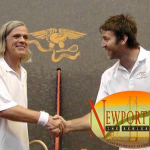 Richard Davenport VS Richard Smith Tennis Hall of Fame, Newport RI