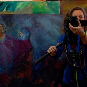 Shooting The Invisible World featuring the painter Mark Weiss