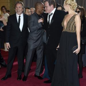 Quentin Tarantino, Jamie Foxx and Lianne Spiderbaby