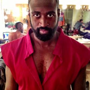 As Aaron the Moor in Helen Tennisons Stage Presentation of Shakespeares Titus Andronicus