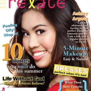 Cover story for my 2009 client, Ashley Argota (