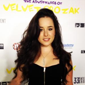 At the premiere of The Adventures of Velvet Prozak