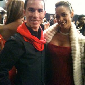 with actress Dania Ramirez at Red Dress Fashion Show