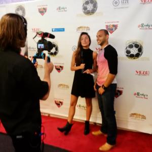 Red Carpet interview with Tazito Garcia at the Action on Film International Film Festival, Monrovia, CA