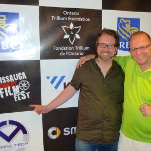 With actor Jason Tannis at the Festival screening of Always Sideways.