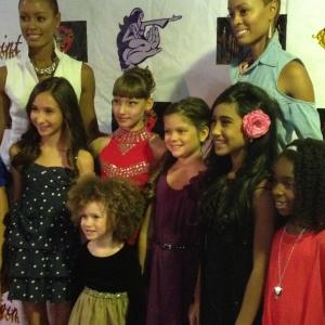 Lauren Reel, model, at the Kids Fashion and Music Festival. LA Convention Center.