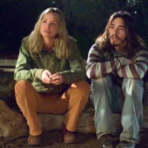 Still of Justin Long and Ashley Scott in Strange Wilderness (2008)
