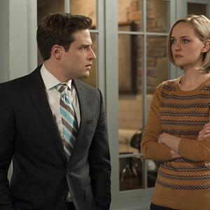 Still of Jess Weixler and Ben Rappaport in The Good Wife (2009)