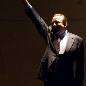 Terry Hamilton as Richard Nixon in the Chicago premiere of FrostNixon