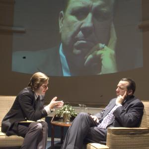 Terry Hamilton as Richard Nixon in Frost/Nixon at TimeLine Theatre Co. - Chicago