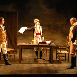 Terry Hamilton (Left) as Benedict Arnold in The General From America at TimeLine Theatre - Chicago