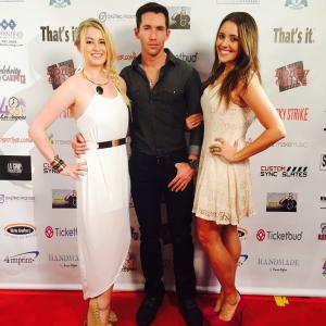 Sedona Feretto JT Fletcher and Erin Dianne at the premiere for Im Still Here