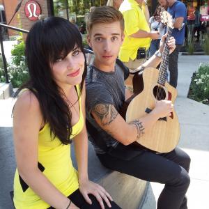 Brogan Kelby and Keshia James on His NEW Music Video 'This Is Your Life' Trolley Square, UT 7.5.2013 'Adorable'