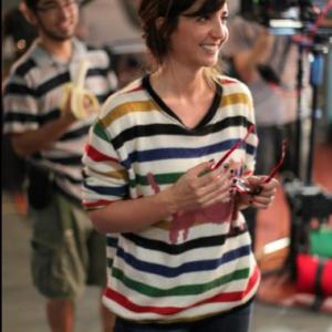 Suzanne Cotsakos on the set of BUY THIS NOW! 2012