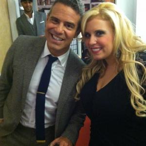 Robin Kassner and Andy Cohen
