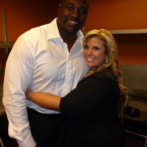 Robin Kassner and ESPN anchor Marcellus Wiley
