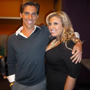 At the Millionaire Matchmaker Reunion backstage with Madison Hildebrand from Million Dollar Listing