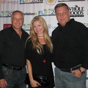 Rob Tritton, Clare Kramer and Gary Gross at FLIFF