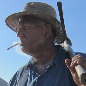 Hostile phosphate worker in the short film, Mulberry. 2012