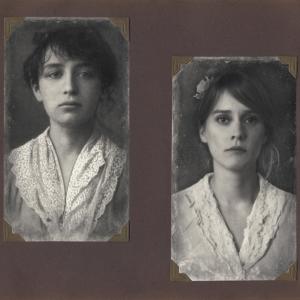Truus de Boer for her theatre soloperformance about Camille Claudel Camille on the left