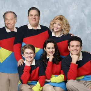 Still of George Segal Jeff Garlin Wendi McLendonCovey Troy Gentile Hayley Orrantia and Sean Giambrone in The Goldbergs 2013