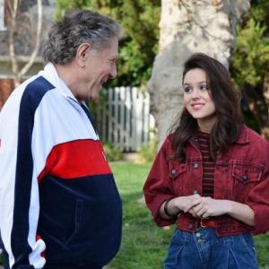 Still of George Segal and Hayley Orrantia in The Goldbergs 2013
