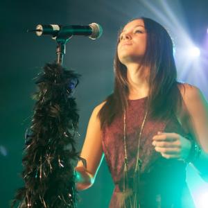 Hayley Orrantia performing with Lakoda Rayne at All Star Country Vacation in Punta Cana Dominican Republic October 2012