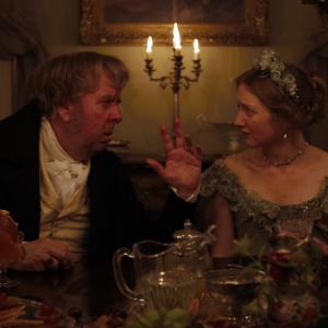Still of Timothy Spall and Eleanor Yates in Mr Turner 2014