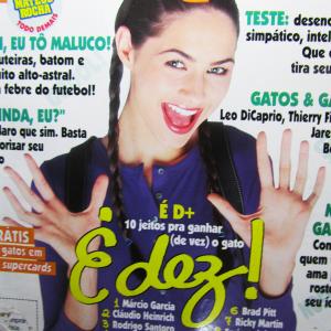 Brazilian Magazine Cover  I can be a child sometimes