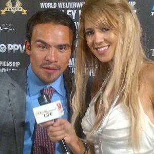 Juan manuel Marques interview by Hollywood Life with Leila. TV show