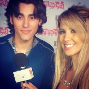 Blake Michael from show Fried Dynamite interview by Hollywood Life with Leila ciancaglini