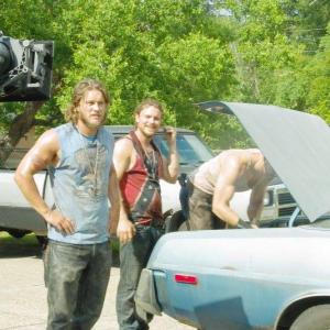 Clayne Crawford, Daniel Cudmore and Travis Fimmel in The Baytown Outlaws (2012)