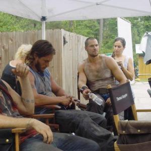 Clayne Crawford Daniel Cudmore and Travis Fimmel in The Baytown Outlaws 2012