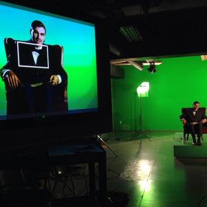 Conrad Wrobel as The Narrator in DJ Figures The Blob Returns music video Seattle WA