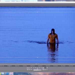 Conrad Wrobel in a postproduction screenshot of AFK on Orcas Island WA