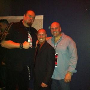Gene Snitsky Joel Ruda and Jason Koerner at the Blood Lodge and Ticket to Hell premier 332012